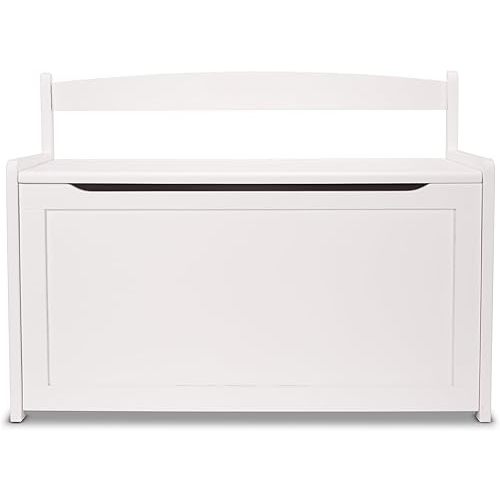 Melissa & Doug Toy Chest, Wooden Toy Storage Box with Safety-Hinged Lid, Kids Toys Storage Organizer for Playroom, Bedroom, & Montessori Classroom Furniture for Boys & Girls Ages 3+