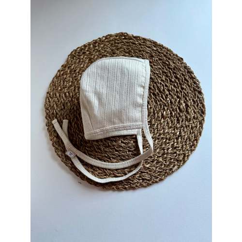 Meringue Pointelle Classic Bonnet