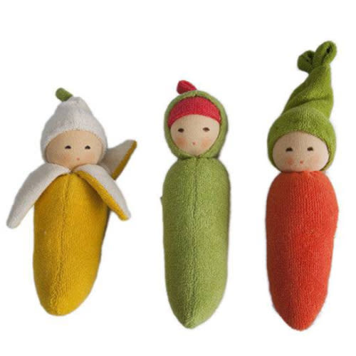 organic rattle doll