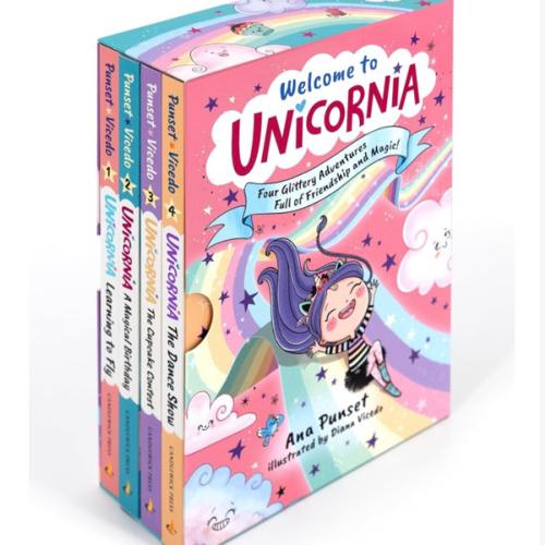 Welcome to Unicornia: Four Glittery Adventures Full of Friendship and Magic!: Books 1-4 (Box Set of Early Chapter Readers about Unicorns)