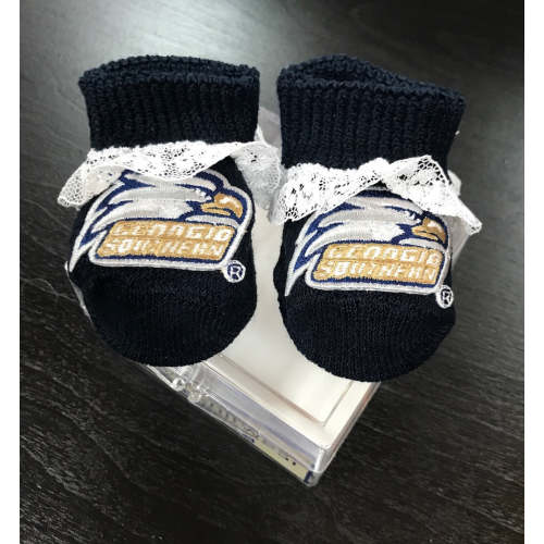 Newborn Lace Booties w/ Gift Bag