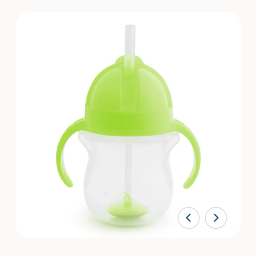 Any Angle™ Click Lock® Weighted Straw Trainer Cup, 7oz | Sippy Cup | Munchkin