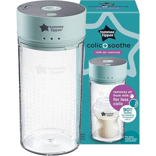 Colicsoothe Anti-Colic Air Remover Bottle by Tommee Tippee - Relieves Colic, Gas, and Discomfort in Newborns, Infants & Babies, Advanced Air Removal Technology for Symptom Relief