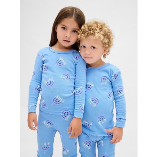 Kids & Baby Organic Brushed Cotton Holiday PJ Set