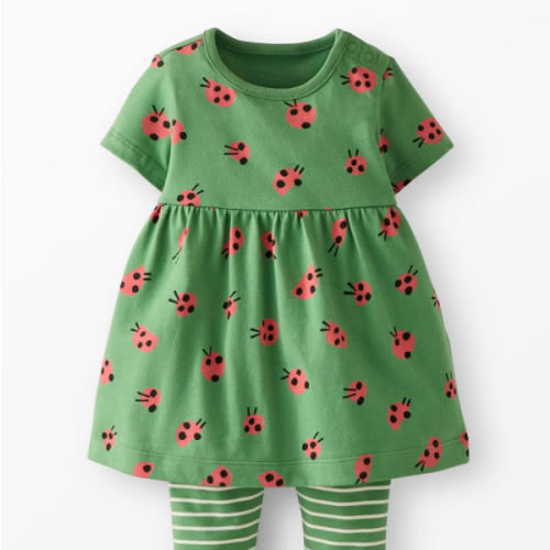 Baby Dress & Leggings Set