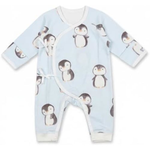 Organic Cotton 0-6M Unisex Newborn Baby Sleepers Pajamas