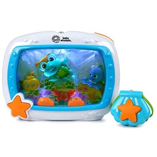 Baby Einstein Sea Dreams Soother Musical Crib Toy and Sound Machine, Newborns Plus
