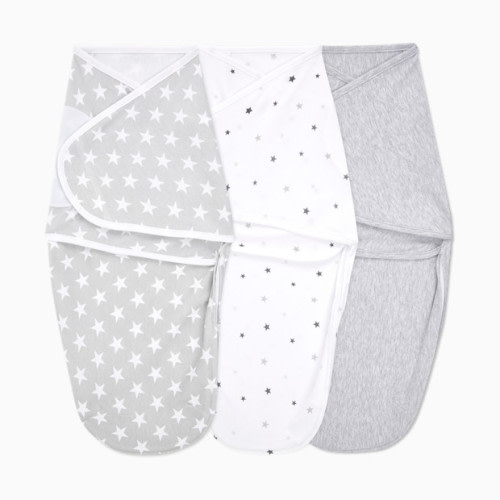 Aden + Anais Essentials Cotton Wrap Swaddles (3 Pack) - Twinkle, 0-3 Months, 3