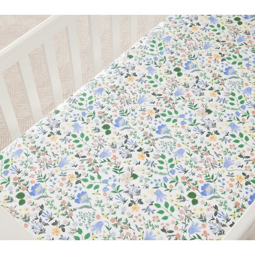 Rifle Paper Co. Bramble Fields Organic Crib Fitted Sheet