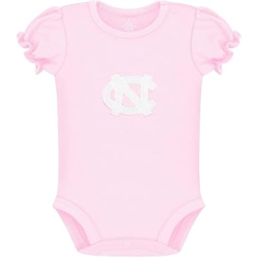Creative Knitwear College Baby Infant Puff Sleeve Bodysuit - Team Logo, Multiple Colors, for Girls (0-12 Months)
