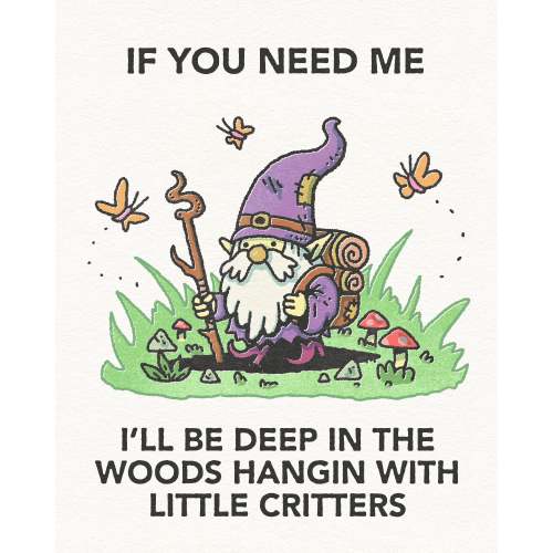 Hangin' With Critters Print