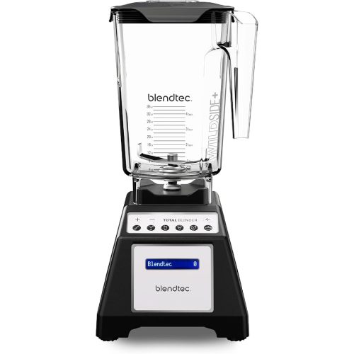 Blendtec Total Classic Original Blender - WildSide+ Jar (90 oz) - Professional-Grade Power - 6 Pre-programmed Cycles - 10-speeds - Black