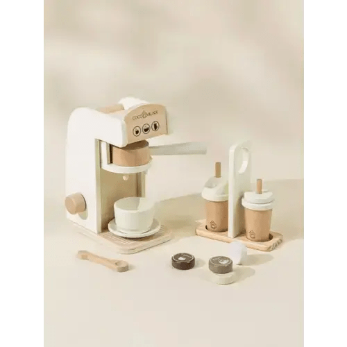 Wooden Coffee Maker Play Set