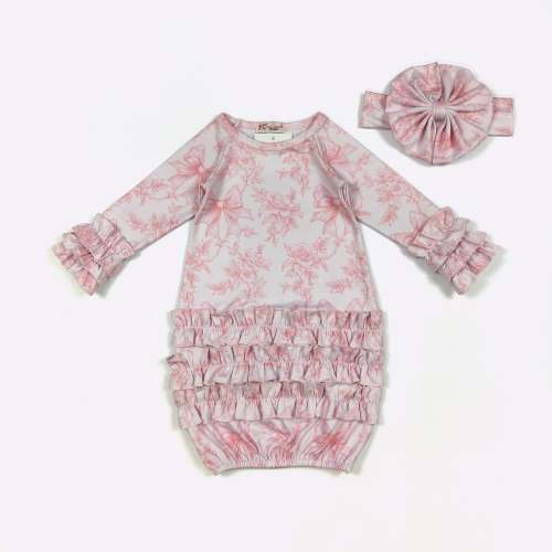 Rouge Waverly Baby Gown