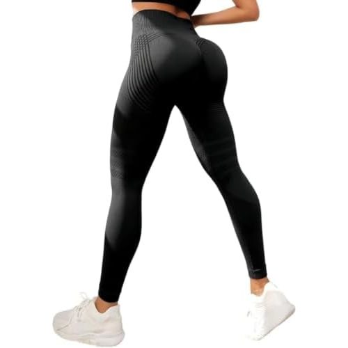 Leonie & Co 3D Anti-Cellulite Leggings High Waist Booster Leggings,Breathable Workout Pants for Gym & Daily Wear