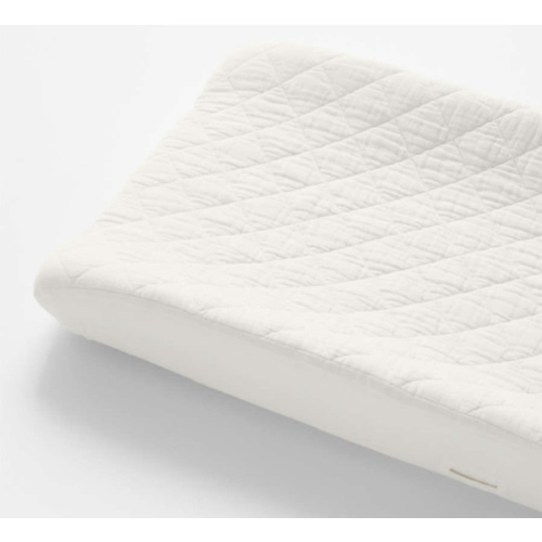 Supersoft Pampas Ivory Organic Cotton Gauze Baby Changing Pad Cover