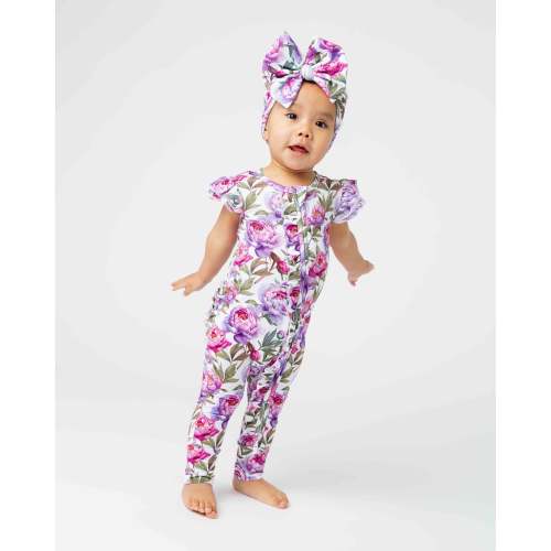 Blooming Peotential Cap Sleeve Romper