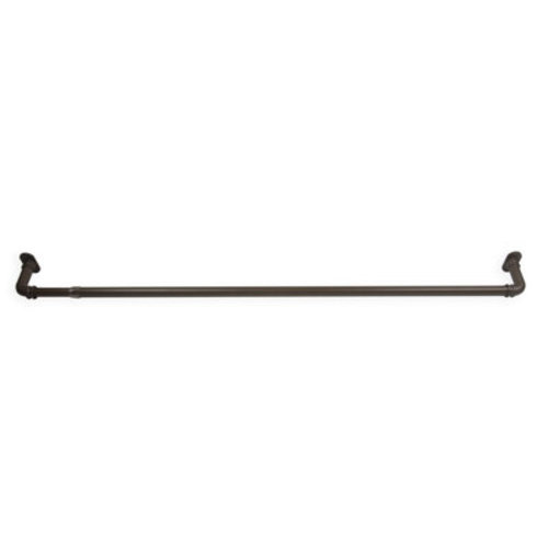Latitude Run® Gershom Adjustable 5/8" Single Blackout Curtain Rod & Reviews | Wayfair
