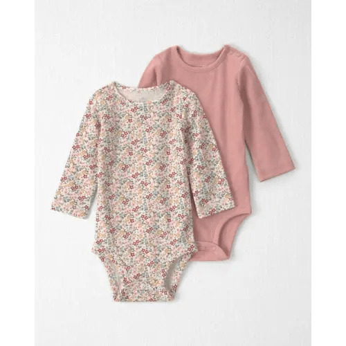 Baby Girl 2-Pack Organic Cotton Bodysuits - Little Planet | Carter's
