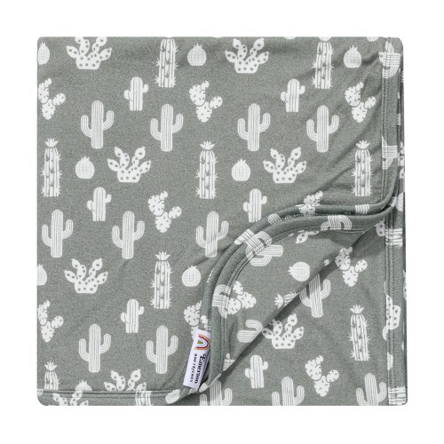 Stay Sharp Cactus Bamboo Blanket - Baby Blanket - Kids Blanket - For Plant Lovers – Emerson and Friends