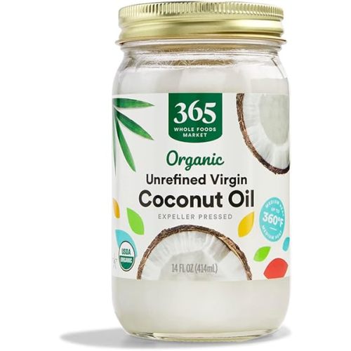 365 by Whole Foods Market, Organic Unrefined Coconut Oil Virgin, 14 Fl Oz