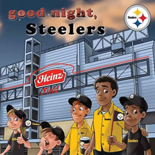 Pittsburgh Steelers BLACK Good Night Children's Book - 77480062