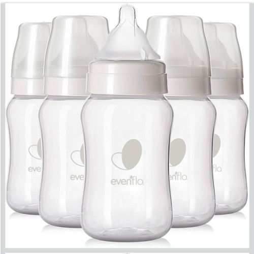 Evenflo Feeding Premium Proflo Venting Balance Plus Wide Neck Baby, Newborn and Infant Bottles - Helps Reduce Colic - 9 Ounce (Pack of 6)