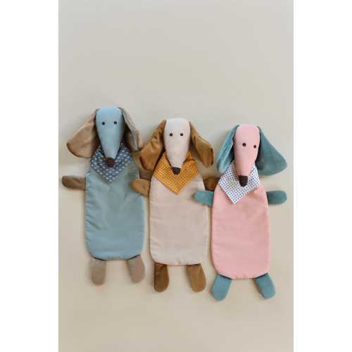 Handmade Dachshund Lovey: Soft Puppy Comforter