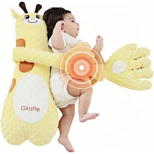 Wutobang Companion Plush Toy - Animal Shaped Comforting Pillow, Soft Sensory Stuffed Animal for Soothing & Cuddling (D)