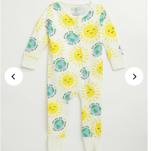 Light of the World Footless Onesie Cotton – Holy Pals