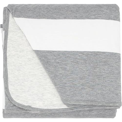 Little Sleepies Cloud Blanket, Soft Viscose from Bamboo Toddler & Baby Blanket for Boys & Girls, Lightweight, Perfect for Hot Sleepers, 65" x 85", Oversized (Heather Gray)