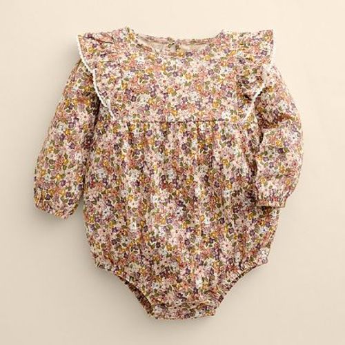 Baby Girl Little Co. by Lauren Conrad Ruffle Bubble Bodysuit