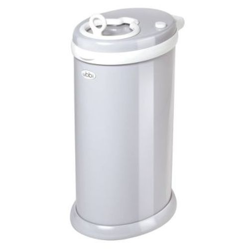 Ubbi Stainless Steel Diaper Pail - Gray