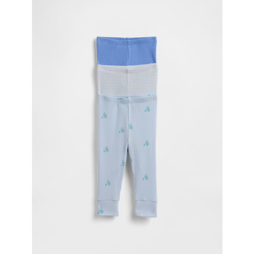 Baby First Favorites TinyRib Pull-On Pants (3-Pack)