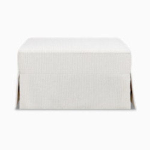 Namesake Crawford Gliding Ottoman - Fog Chatham Stripe