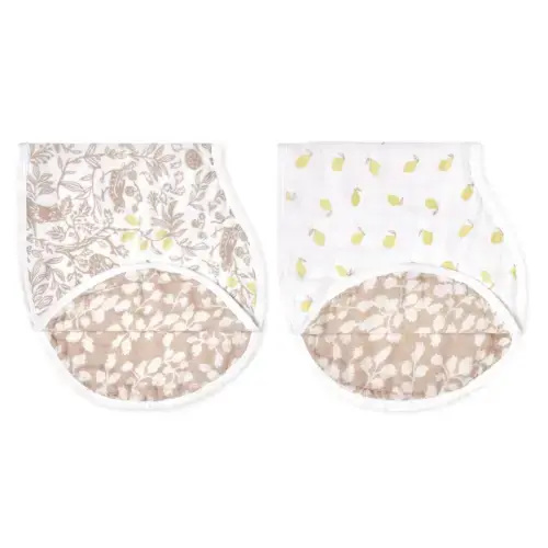 Muslin Burp Cloth & Bib 2 Pack