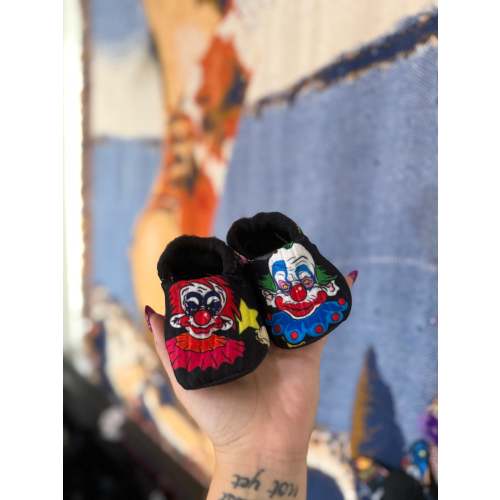 Klownz Black Baby Booties – Kitten Frostt
