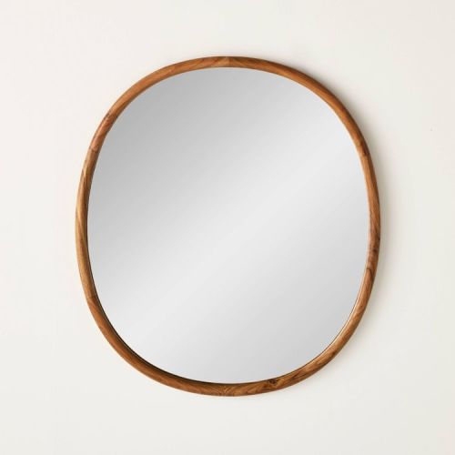 30"x27" Rounded Corner Accent Mirror - Hearth & Hand™ with Magnolia