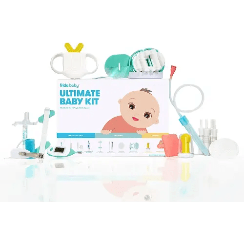 Frida Baby Ultimate Baby Kit | The complete baby health & wellness, grooming, and teething kit