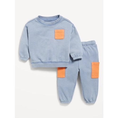 French-Terry Pocket Sweatshirt and Sweatpants Set for Baby | Old Navy