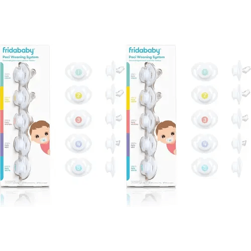 Frida Baby Silicone Paci Weaning System, BPA Free, Latex Free (Pack of 2)
