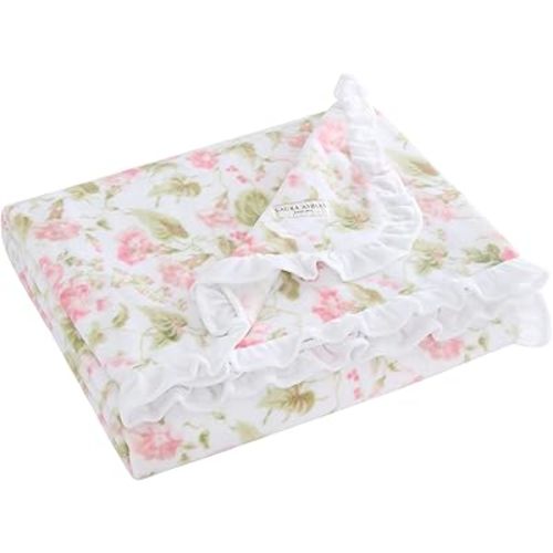 Laura Ashley - Soft Throw Blanket, Lightweight, for Bed & Couch, 50 x 70
