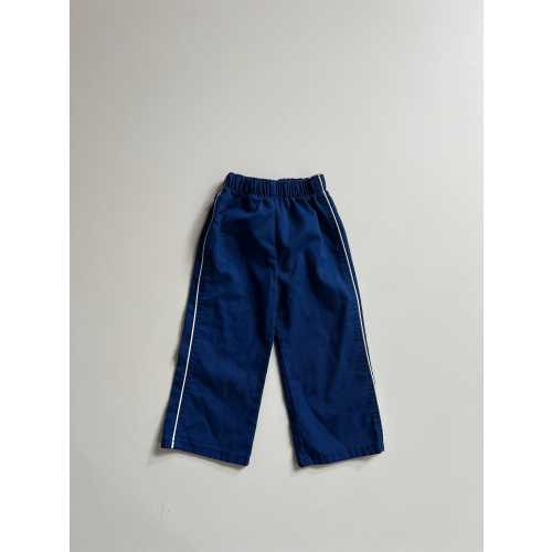 Vintage Healthtex Toddler Pants Cobalt Blue with Piping Down Side Elastic Waist Straight Leg Retro 70s Kid 80s Kid Blue Pants Healthtex Boy