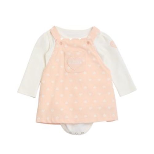 Baby Girls' Long-Sleeve Bodysuit and Skirtall, 2-Piece Set