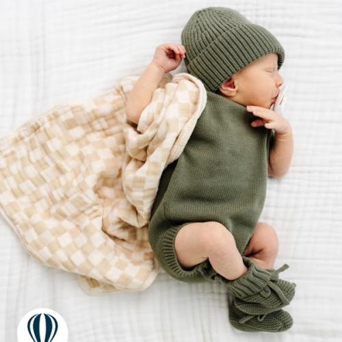 Knit Onesie - Olive