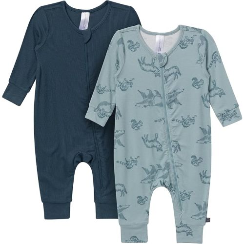 MODERNMOMENTS Baby Viscose 2-pack Footless Coveralls