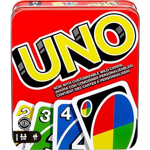 Mattel Games UNO Card Game, Ages 7+, 2-10 Players
