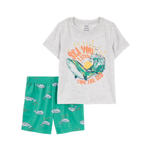 Toddler Boy 2-Piece Whale Loose Fit Pajamas - Carter's | Carter's