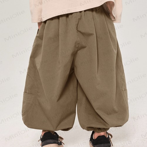 Toddler Plain Design Loose Jogger Pants