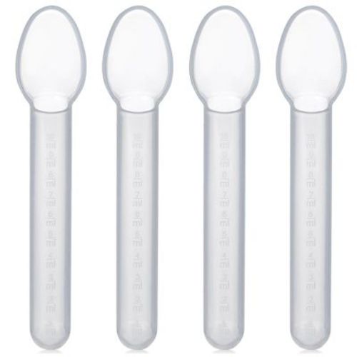 Calibrated Medicine Spoon for Kids, Babies & Toddlers - Pack of 4, 2 Tsp/10 mL Oral Liquid Medication Dispensers